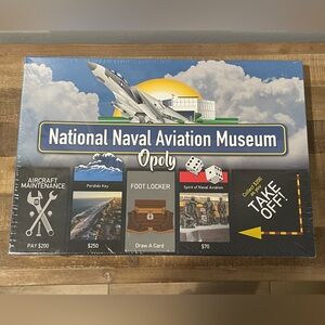 SOLD- National Naval Aviation Museum Opoly Brand New Sealed Box Late for the Sky
